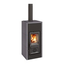 LA NORDICA ASIA 5.0 ESTUFA DE LEÑA 7 KW Ø120 DIM AL1385 AN438 PR473 MM
