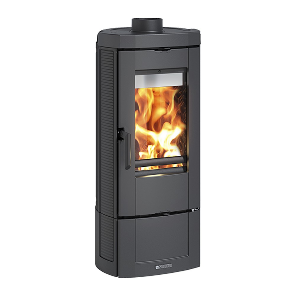 LA NORDICA CANDY LEAN.165 ESTUFA DE LEÑA 6,6 KW Ø120 DIM AL934 AN404 PR397 MM