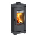 LA NORDICA EMI LEAN ESTUFA DE LEÑA 6,6 KW Ø120 DIM AL784 AN404 PR398 MM