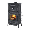 LA NORDICA ISETTA FORNO ESTUFA DE LEÑA CON HORNO 8,2 KW Ø150 DIM AL1162 AN661 PR452 MM