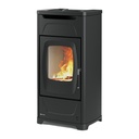 LA NORDICA LARISSA.16 ESTUFA DE LEÑA 9,3 KW Ø130 DIM AL1225 AN628 PR483 MM