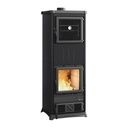LA NORDICA NOVA FORNO.16 STEEL ESTUFA DE LEÑA CON HORNO 11,8 KW Ø150 DIM AL1547 AN559 PR569 MM