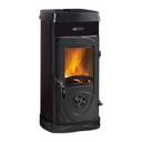 LA NORDICA SUPER JUNIOR LEAN ESTUFA DE LEÑA 5,7 KW Ø120 DIM AL802 AN356 PR423 MM
