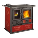 LA NORDICA ROSA SX REVERSE.16 CERAMICA COCINA DE LEÑA CON HORNO 8,2 KW Ø150 DIM AL897 AN1030 PR650 MM