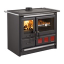 LA NORDICA ROSA XXL.16 STEEL COCINA DE LEÑA CON HORNO 10,5 KW Ø150 DIM AL903 AN1074 PR669 MM