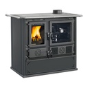 LA NORDICA ROSA.16 STEEL COCINA DE LEÑA CON HORNO 8,8 KW Ø150 DIM AL895 AN1030 PR650 MM
