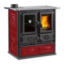 LA NORDICA ROSETTA SX.16 CERAMICA COCINA DE LEÑA CON HORNO 7,9 KW Ø130 DIM AL895 AN885 PR572 MM