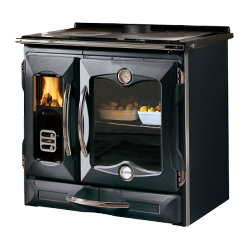 LA NORDICA SUPREMA.16 COCINA DE LEÑA CON HORNO 9 KW Ø150 DIM AL860 AN974 PR660 MM