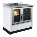 LA NORDICA VENEZIA.16 COCINA DE LEÑA CON HORNO 8,3 KW Ø130 DIM AL910 AN900 PR600 MM
