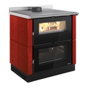 LA NORDICA VERONA XXL.16 MAIOLICA COCINA DE LEÑA CON HORNO 7,1 KW Ø150 DIM AL910 AN800 PR600 MM