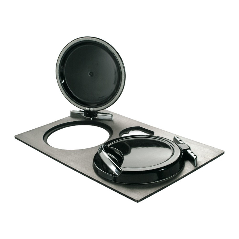 [7015784] LA NORDICA KIT PLACA CENTRAL CON TAPAS ANTRACITA PARA COCINA DE LEÑA SUPREMA