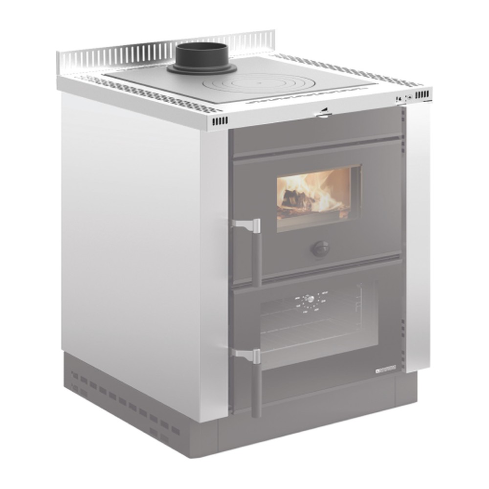 [7046102] LA NORDICA ENCIMERA INOX ESPESOR 4 CM PARA COCINA DE LEÑA VICENZA