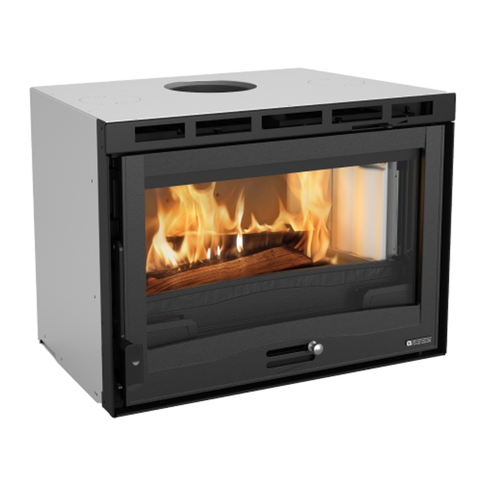 LA NORDICA INSERTO 70 H49.16 INSERTABLE DE LEÑA VENTILADO 6,7 KW Ø160 DIM AL495 AN695 PR450 MM