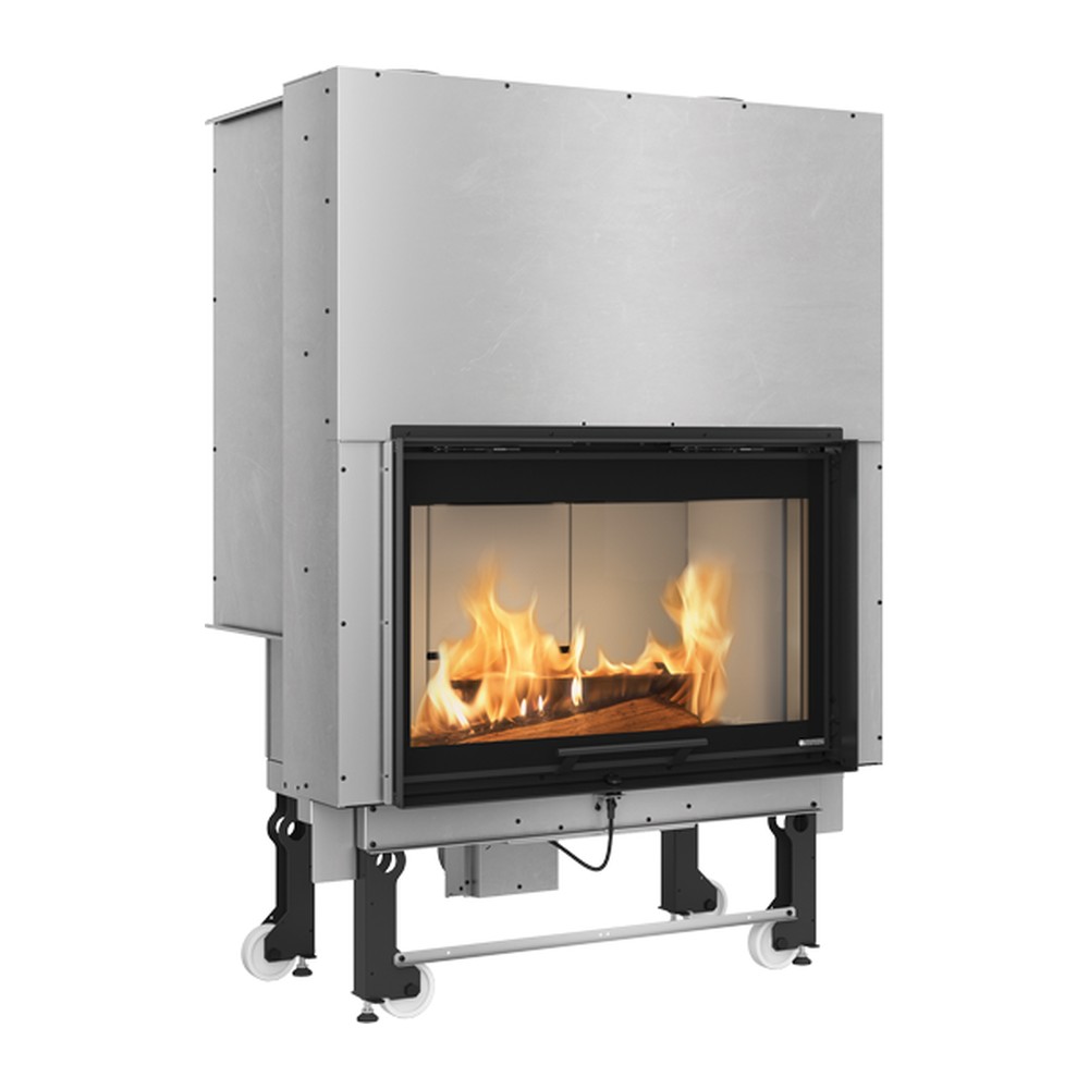 LA NORDICA MONOBLOCCO 90PA.165 HOGAR DE LEÑA GUILLOTINA 13,2 KW Ø180 DIM AL1590 AN1105 PR650 MM