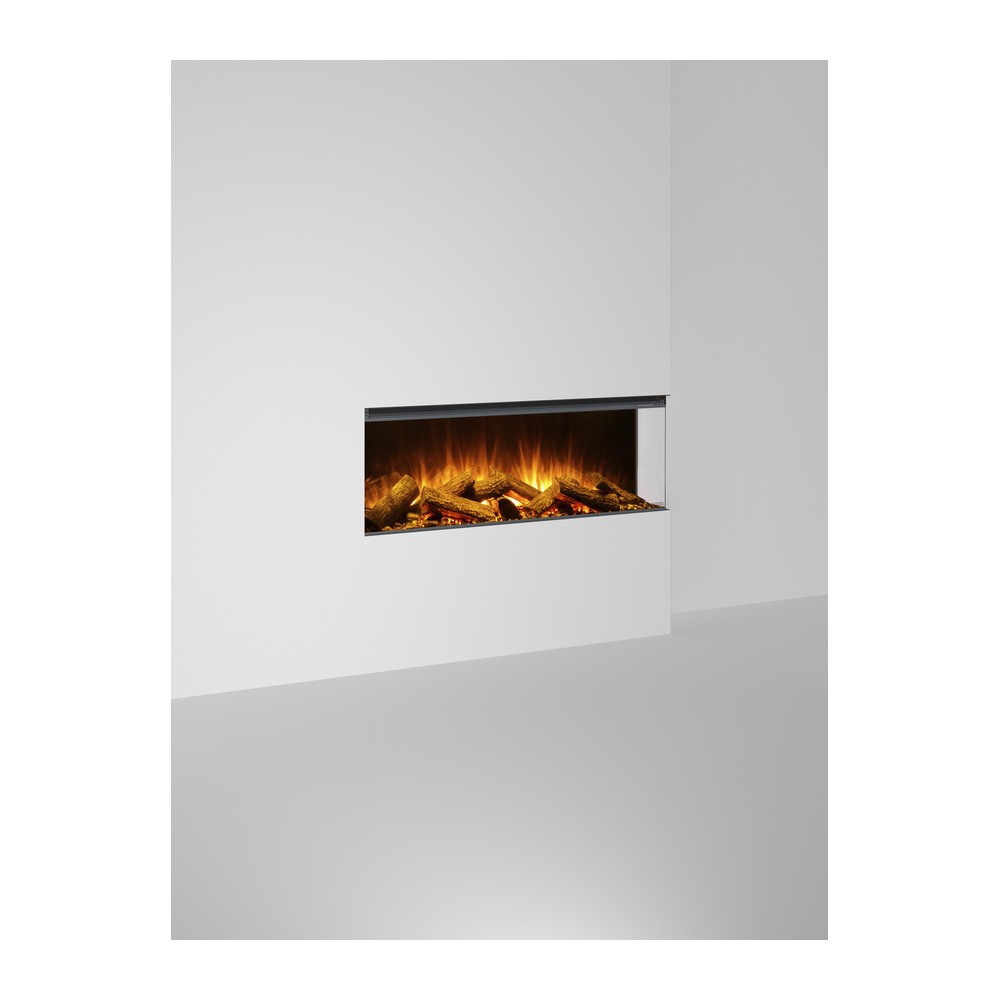 LA NORDICA LUMEN 1200 CHIMENEA ELÉCTRICA LLAMA LED 2 KW DIM AL569 AN1200 PR319 MM