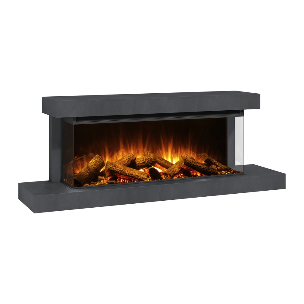 [7023670] LA NORDICA KIT DE REVESTIMIENTO ANTRACITA PARA CHIMENEA ELÉCTRICA LUMEN 1200