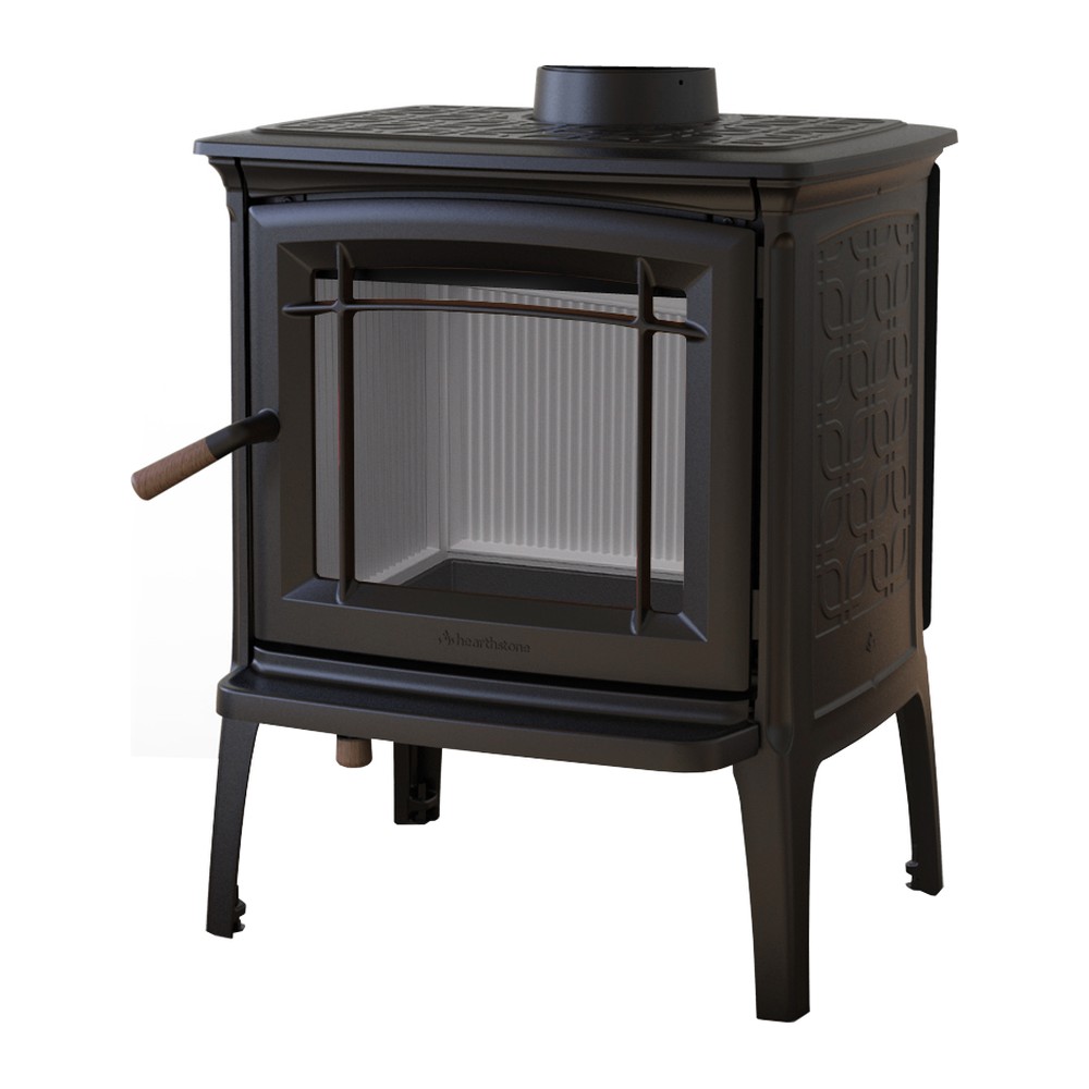 HERGOM CRAFTSBURY HF ESTUFA DE LEÑA FUNDICIÓN 7 KW Ø150 DIM AL774 AN602 PR526 MM