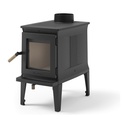 HERGOM GM 20 ESTUFA DE LEÑA CON PLACA DE COCCIÓN FUNDICIÓN 5,4 KW Ø150 DIM AL712 AN374 PR633 MM