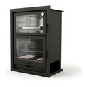 HERGOM ARCE H HOGAR DE LEÑA CON HORNO PARA EMPOTRAR FUNDICIÓN 12 KW Ø150 DIM AL1095 AN737 PR456 MM