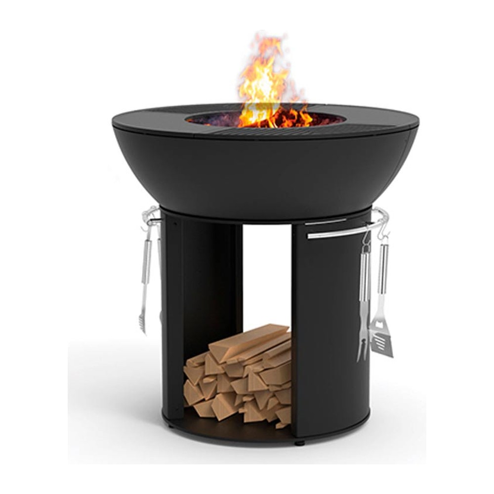 HERGOM FIRE PIT M FUEGO DE EXTERIOR DE HIERRO FUNDIDO (CUENCO + BASE BAJA)
