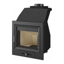 HERGOM H-02/22 SE HOGAR DE LEÑA CALEFACTOR PARA EMPOTRAR FUNDICIÓN 25 KW (17 KW AGUA) Ø200 DIM AL1172 AN790 PR527 MM