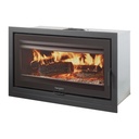 HERGOM SERE 100 HF INSERTABLE DE LEÑA VENTILADO ACERO 11 KW Ø200 DIM AL609 AN1015 PR483 MM