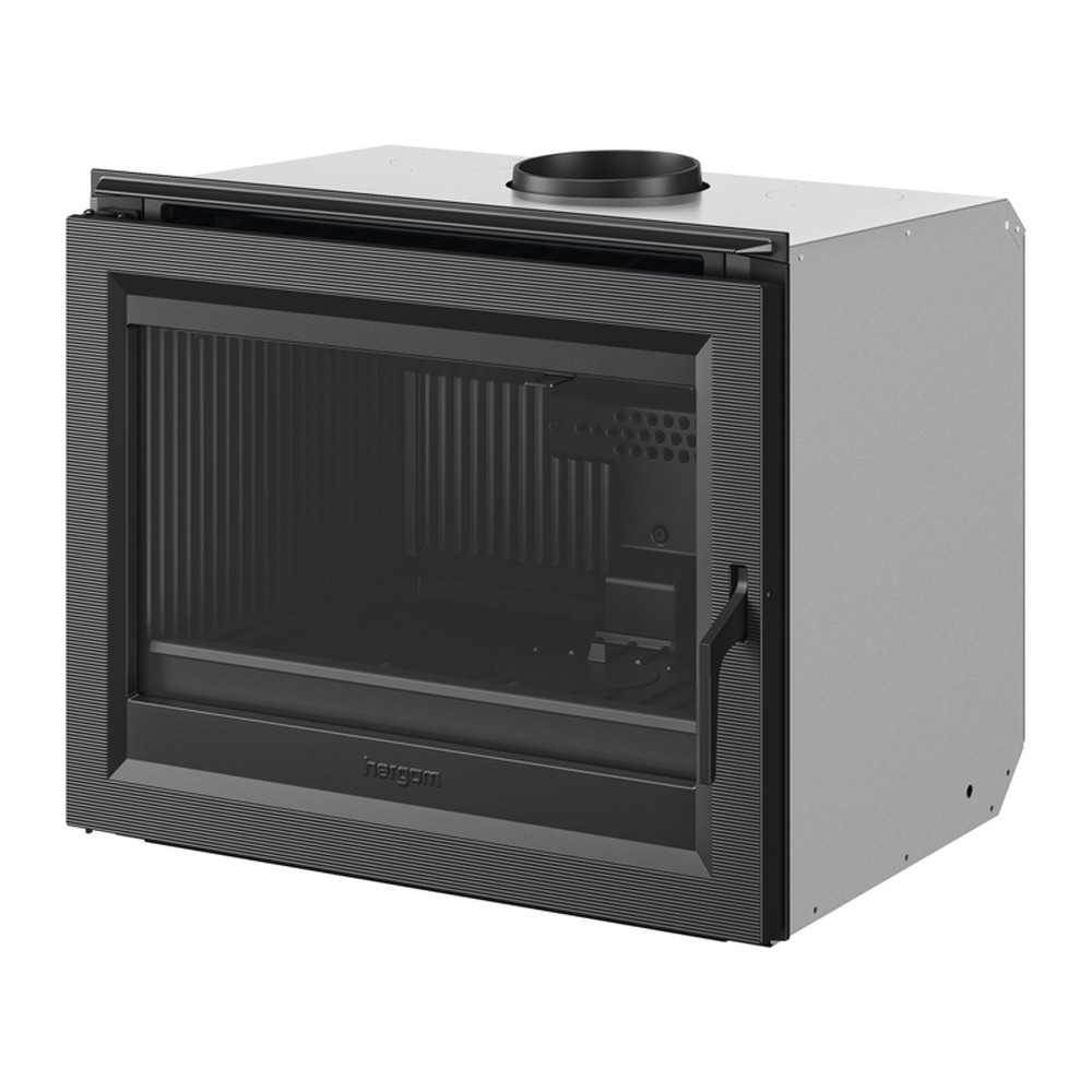 HERGOM C-10 SE INSERTABLE DE LEÑA VENTILADO FUNDICIÓN 8 KW Ø150 DIM AL570 AN700 PR480 MM