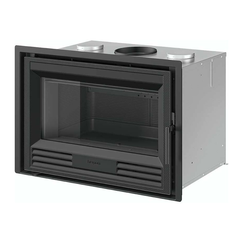 HERGOM C-3/80 HF INSERTABLE DE LEÑA VENTILADO FUNDICIÓN 8 KW Ø175 DIM AL583 AN877 PR508 MM