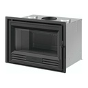 HERGOM C-3/80 HF INSERTABLE DE LEÑA VENTILADO FUNDICIÓN 8 KW Ø175 DIM AL583 AN877 PR508 MM