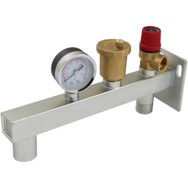 [JPA.5394010000] KIT SOPORTE PARA VASO DE EXPANSIÓN INOX 304 CON VÁLVULA Y MANÓMETRO