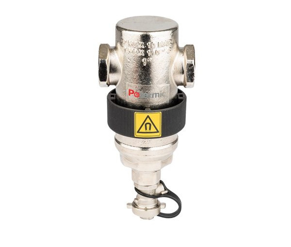 POTERMIC DESFANGADOR MAGNÉTICO SD-D-Y-M 1 1/4" HORIZONTAL (SEPARADOR DE LODOS CON IMÁN PARA EL RETORNO A LA BOMBA DE CALOR)