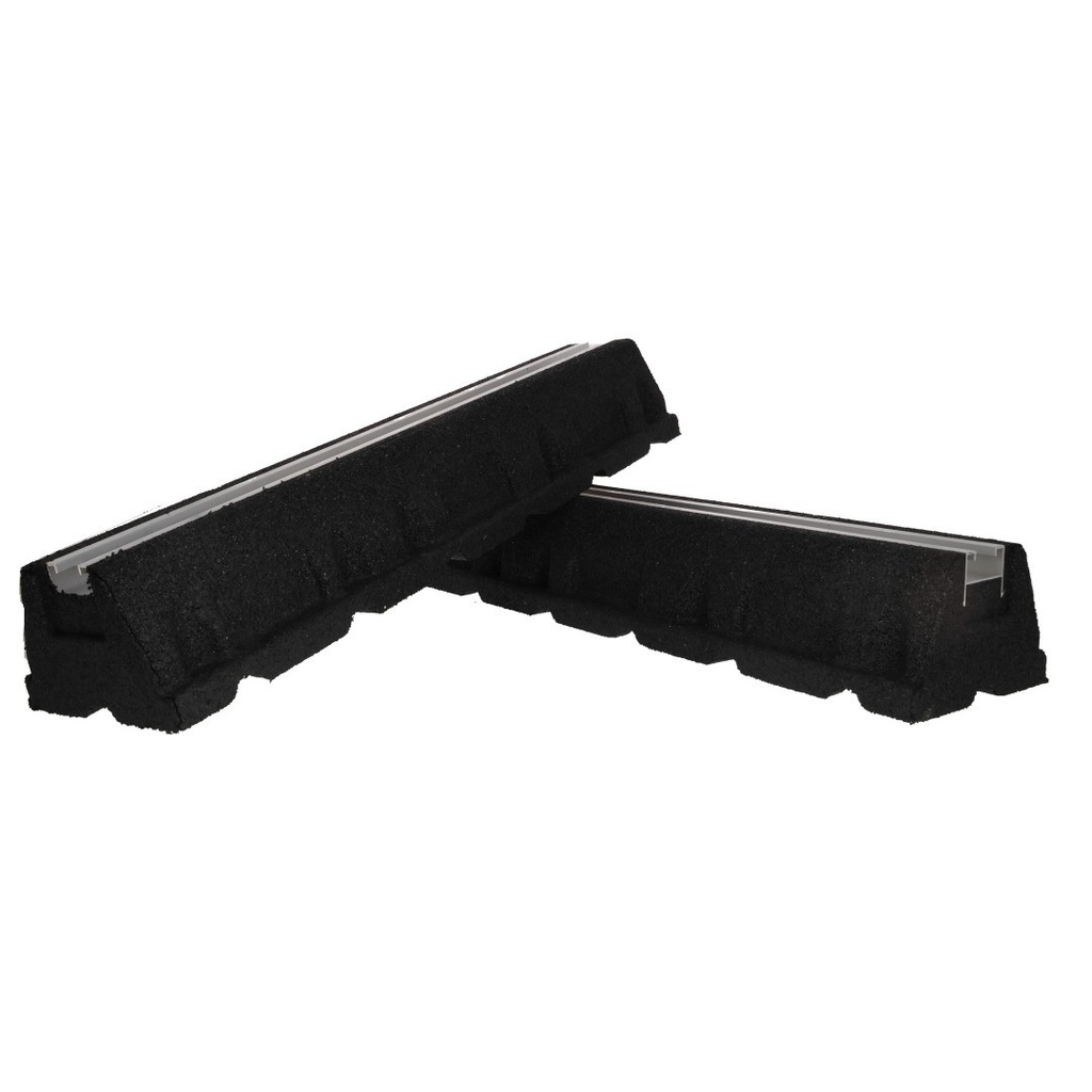 VECAM ECO-BLOCK BLOQUE DE CAUCHO ANTIVIBRATORIO 600 × 160 × 90 MM PARA APOYO DE UNIDAD EXTERIOR EN SUELO